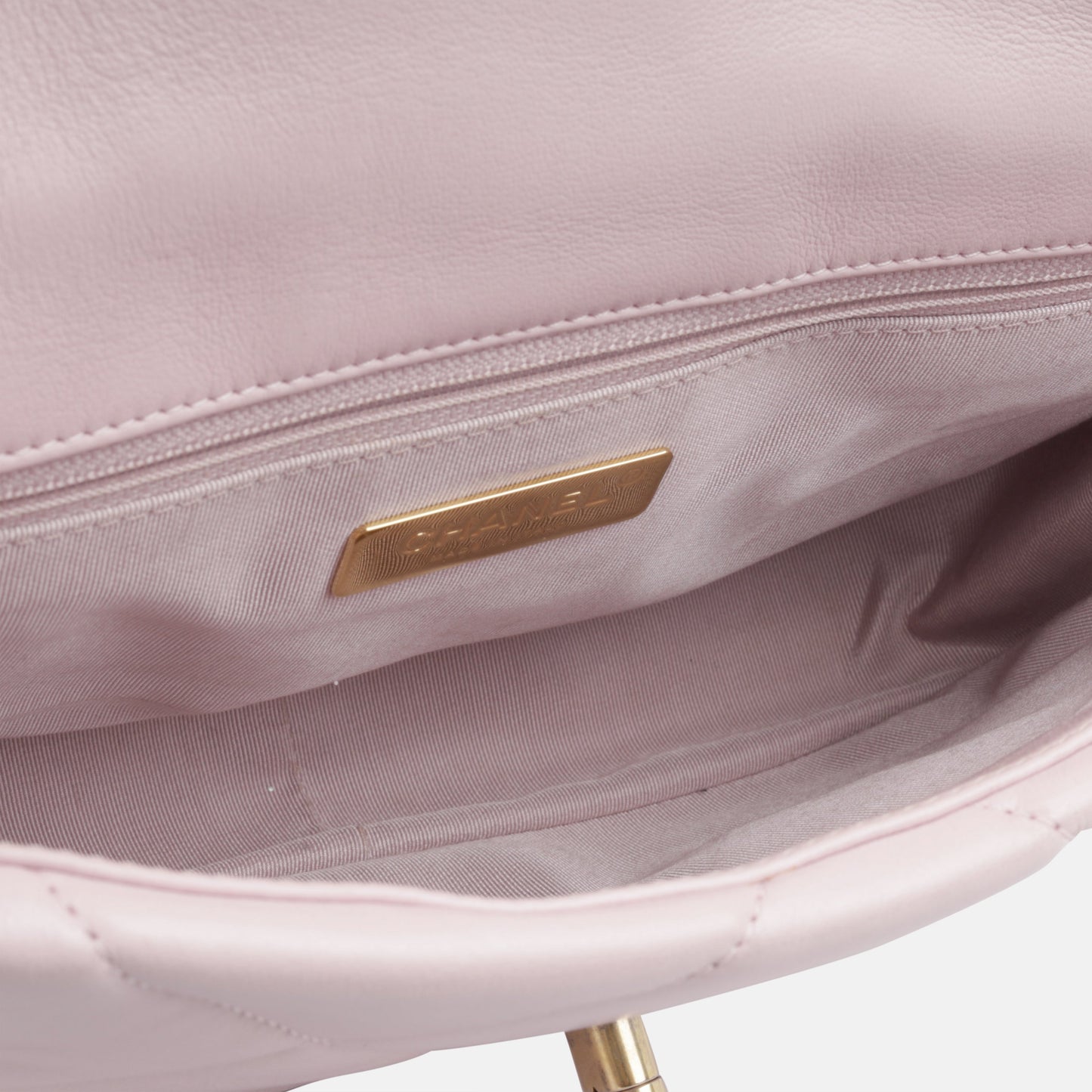 Chanel Chanel 19 Leather Gold Shoulder Bag Leather