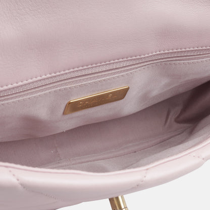 Chanel Chanel 19 Leather Gold Shoulder Bag Leather