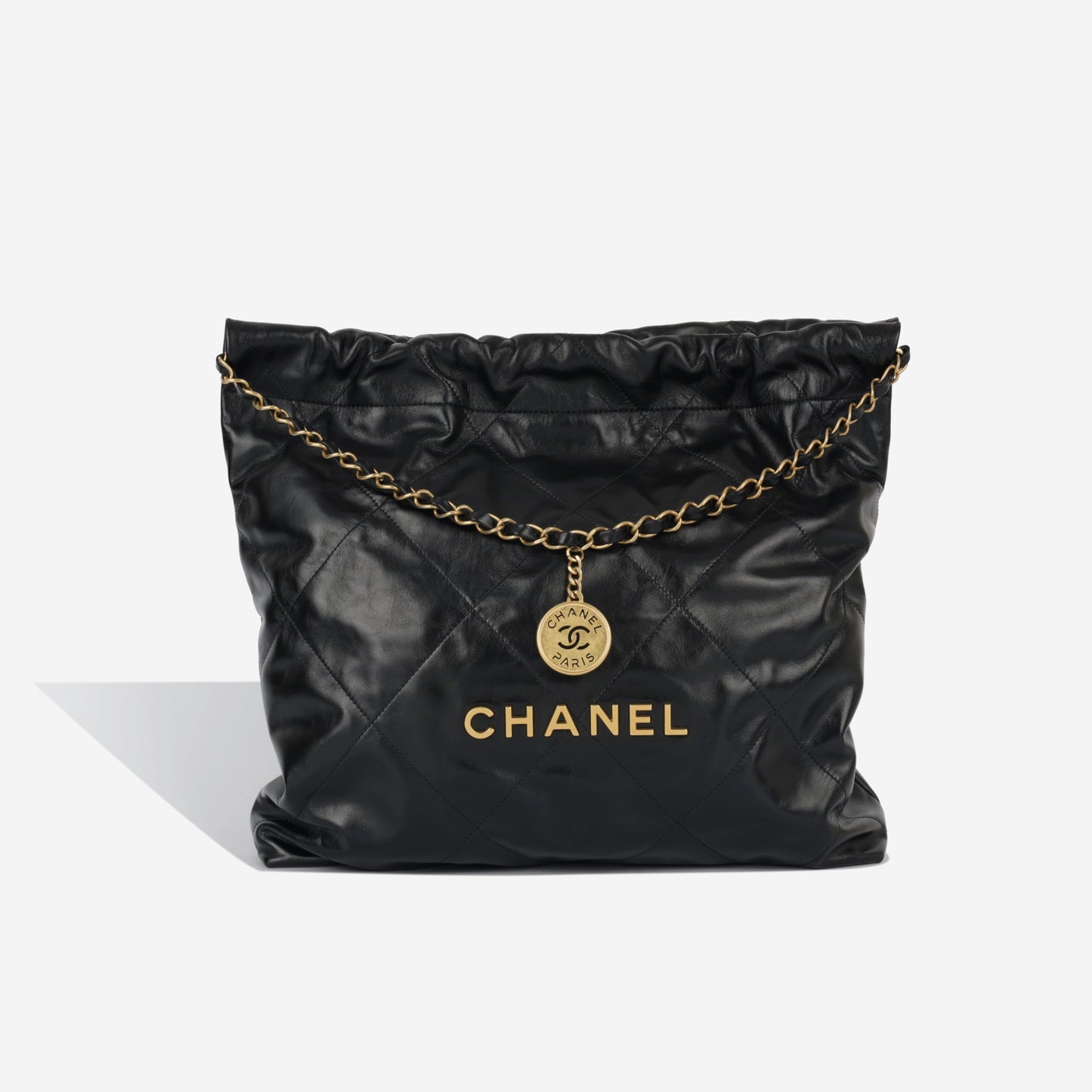 Chanel Chanel 22 Calfskin Black Tote Bag Calfskin