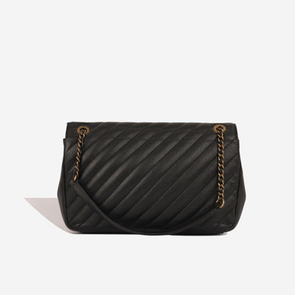 Chanel Timeless Calfskin Black Shoulder Bag
