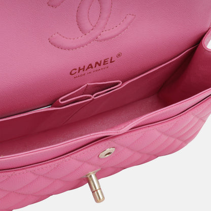 Chanel Small Classic Flap Bag - Pink Caviar