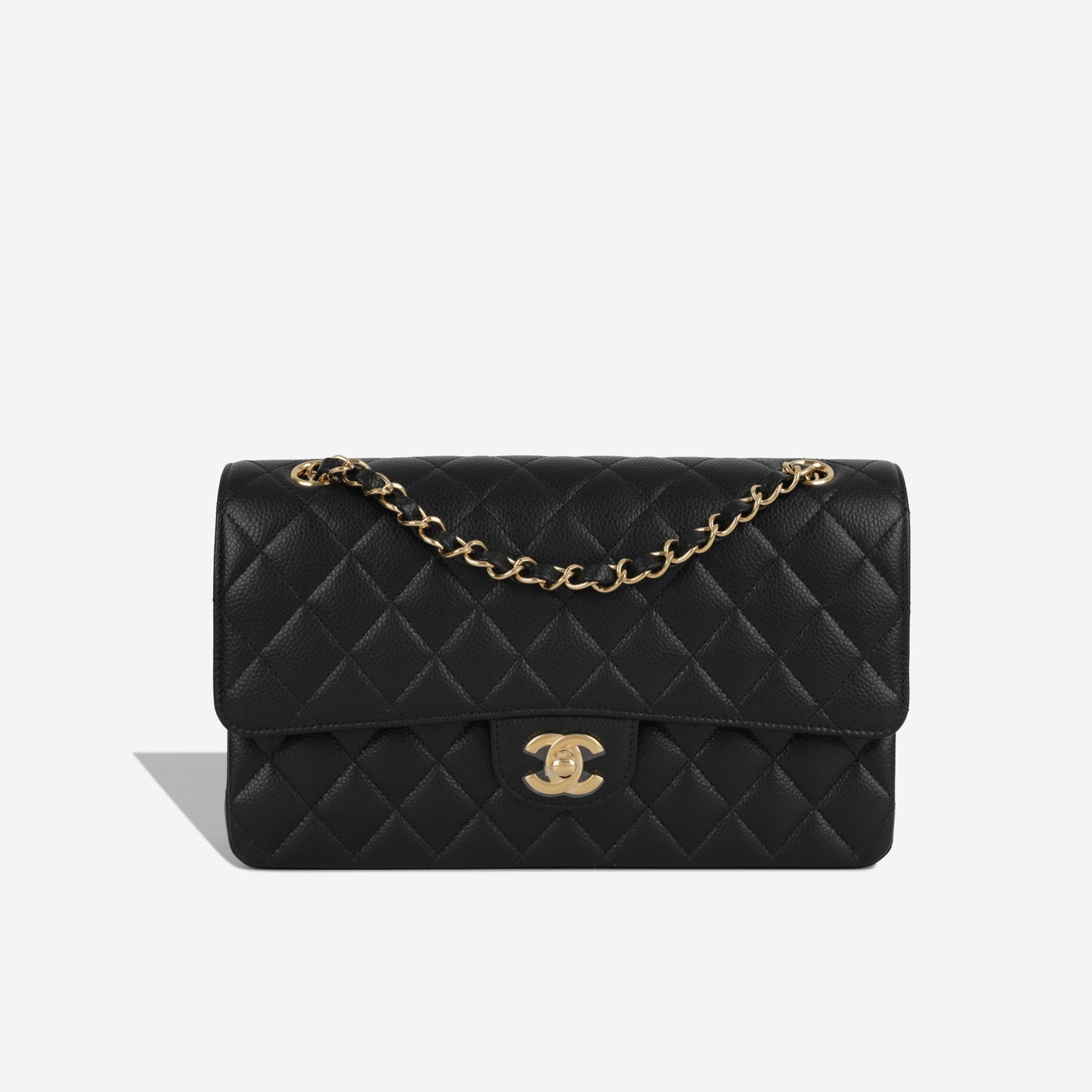 Chanel Classic Flap Lambskin Black Shoulder Bag Style 99