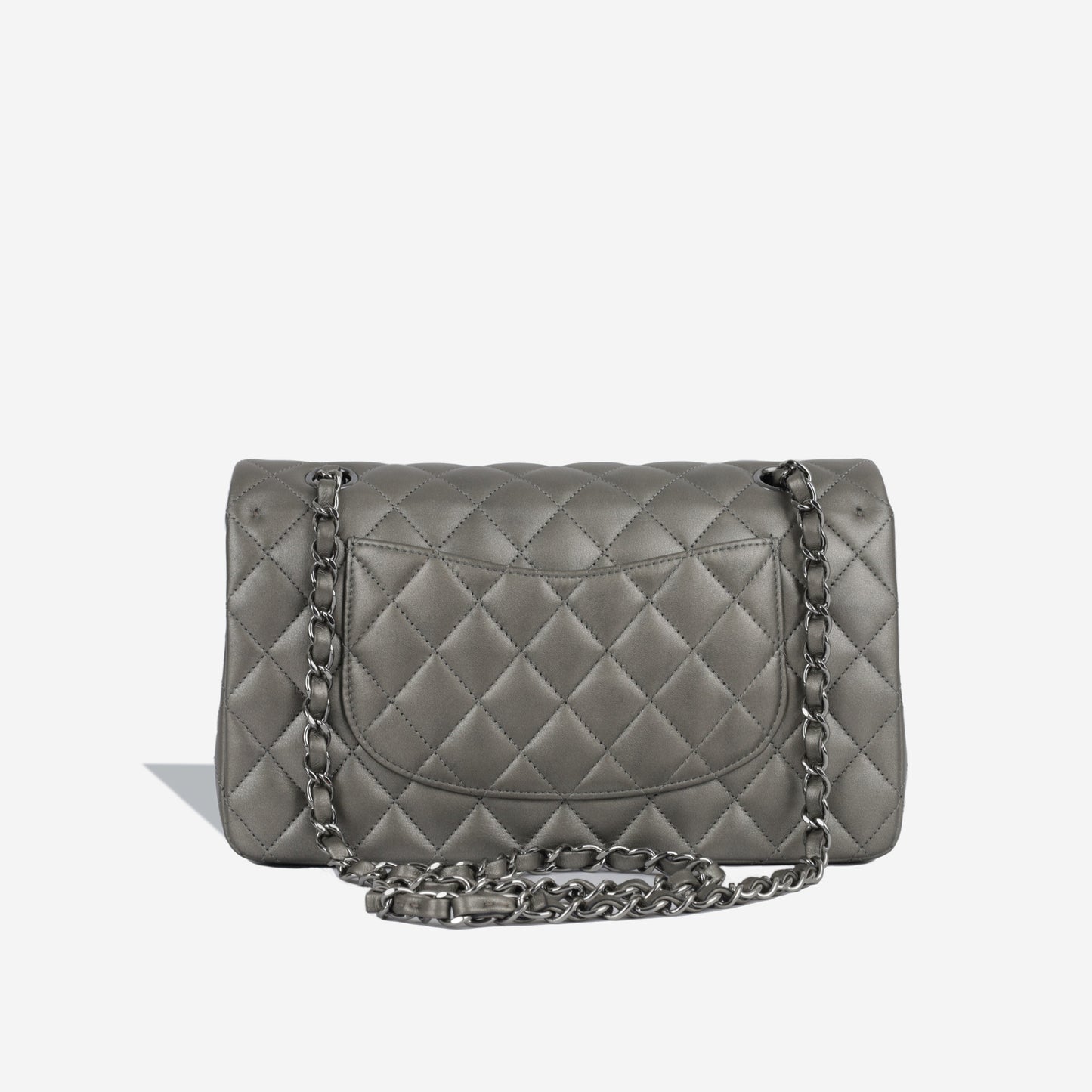 Chanel Classic Flap Lambskin Black Shoulder Bag Style 98
