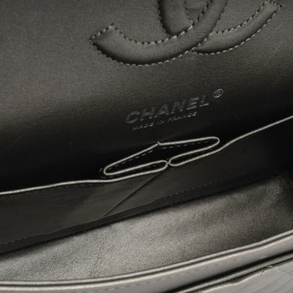 Chanel Classic Flap Lambskin Black Shoulder Bag Style 98