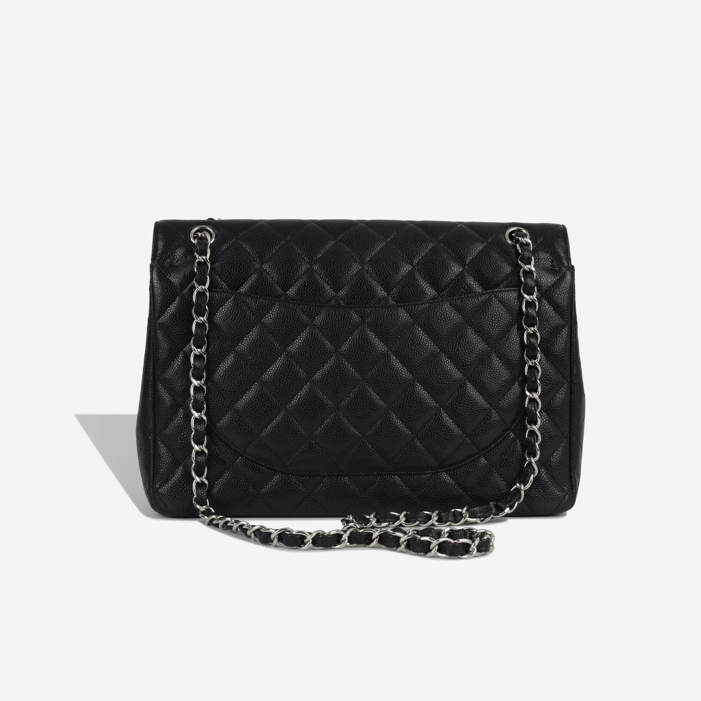 Chanel Classic Flap Caviar Black Shoulder Bag Style 141