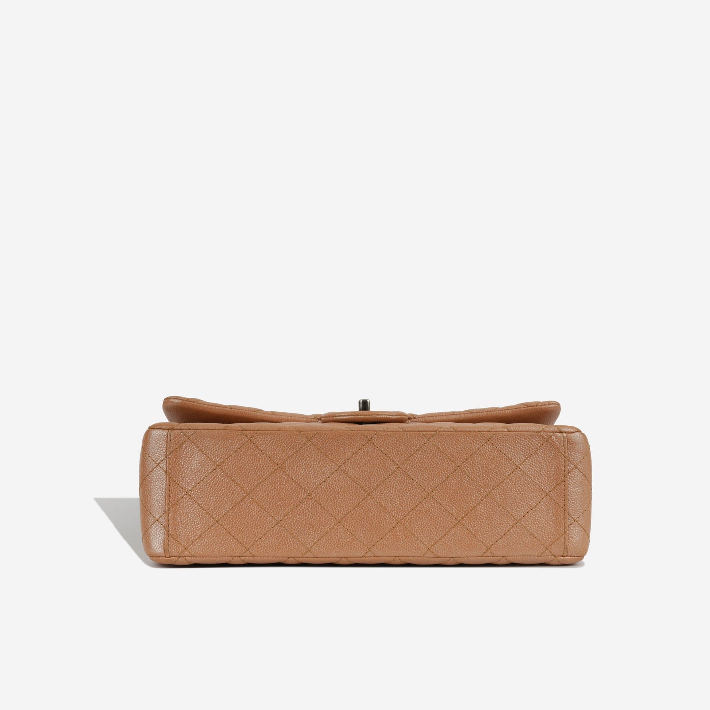 Chanel Classic Flap Caviar Tan Shoulder Bag Style 2