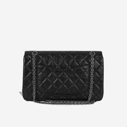 Chanel Classic Flap Calfskin Black Shoulder Bag Calfskin