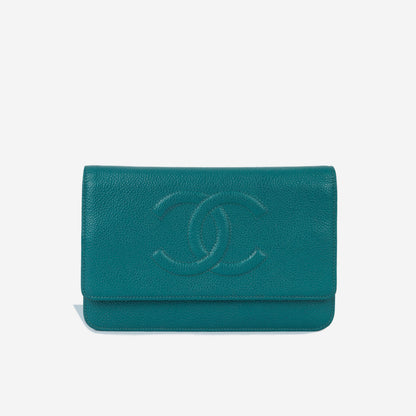 Chanel Wallet On Chain Caviar Silver Crossbody Style 2