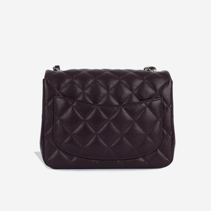 Chanel Classic Flap Lambskin Black Shoulder Bag Style 211