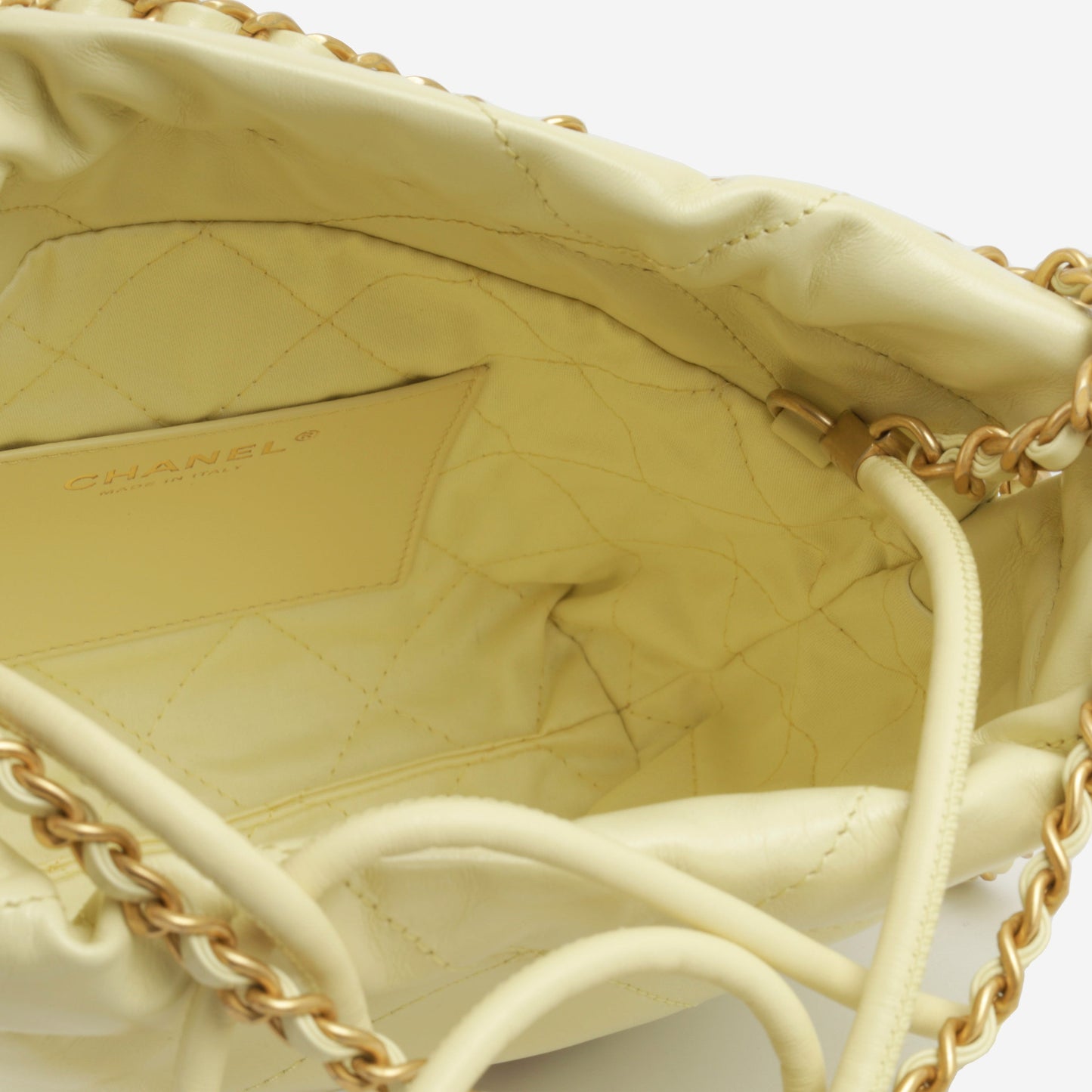Chanel Chanel 22 Calfskin Gold Shoulder Bag Calfskin