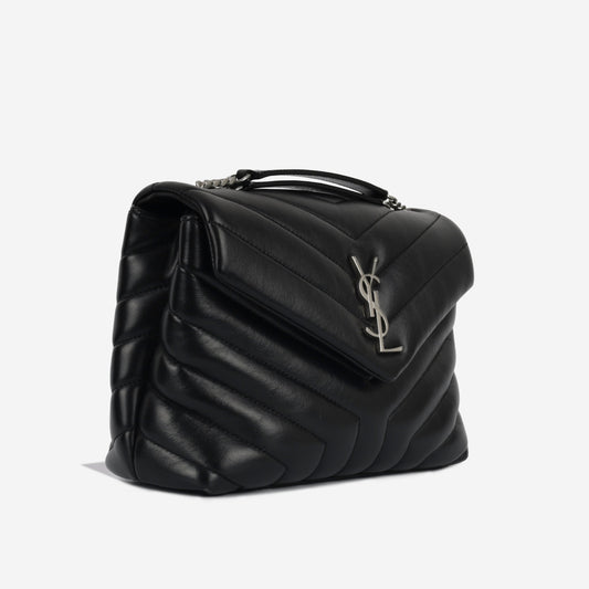 Saint Laurent Loulou Calfskin Black Shoulder Bag Style 6