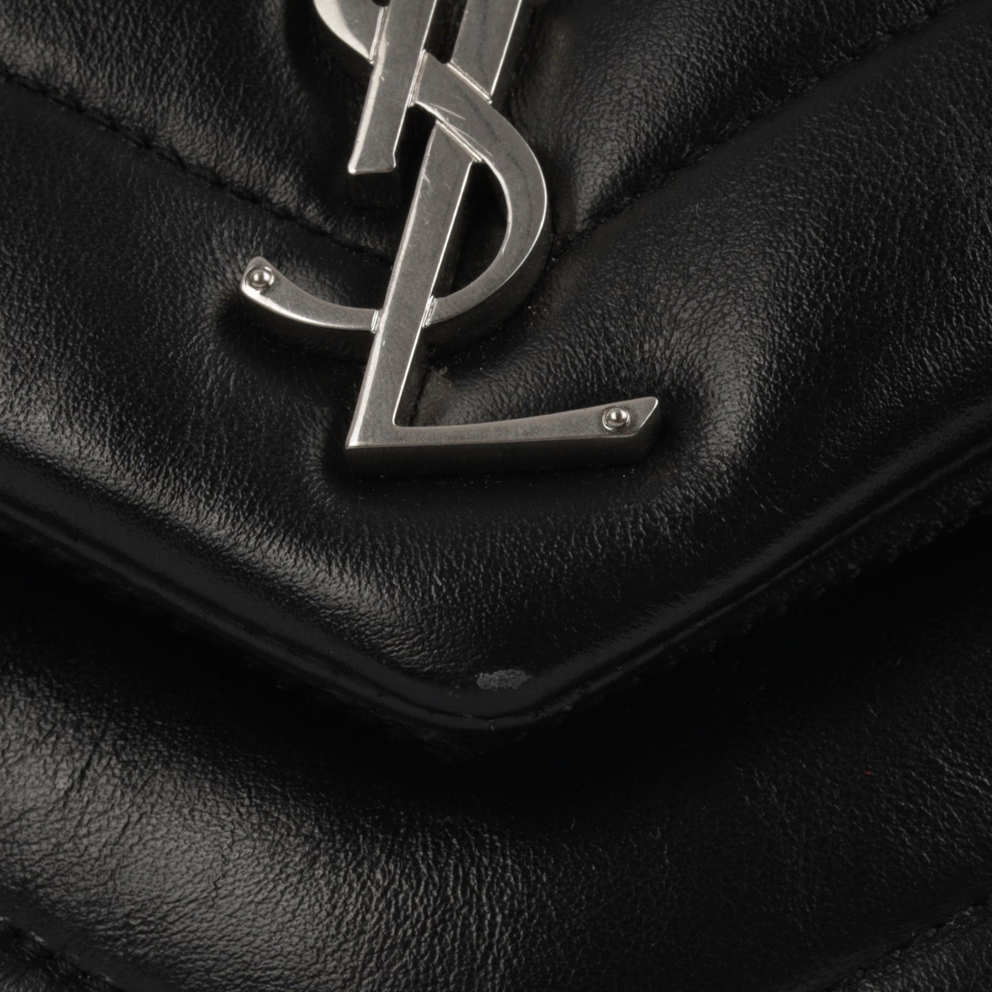 Saint Laurent Loulou Calfskin Black Shoulder Bag Style 6