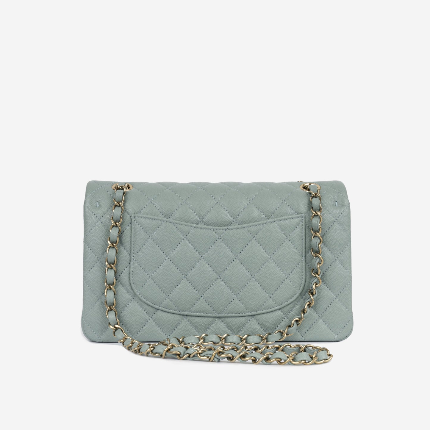 Chanel Classic Flap Caviar Gold Shoulder Bag Style 20