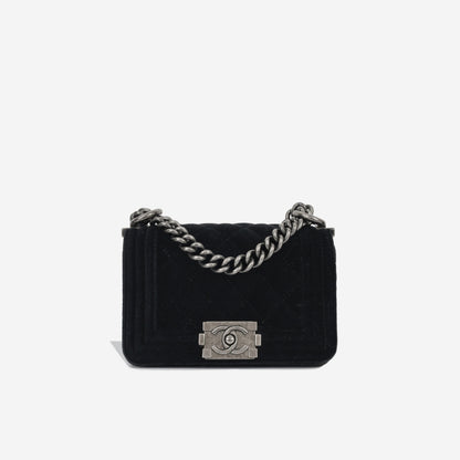 Chanel Boy Bag Leather Black Shoulder Bag