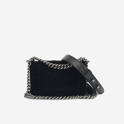 Chanel Boy Bag Leather Black Shoulder Bag