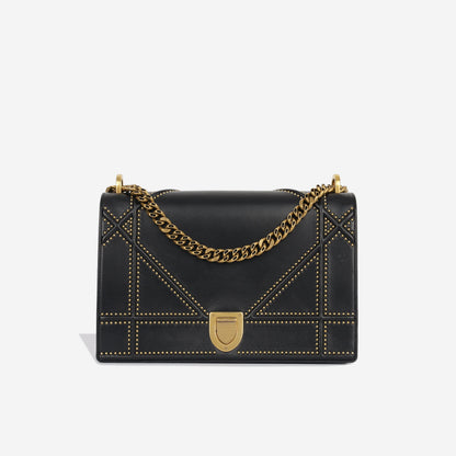 Dior Chain Leather Tote Bag