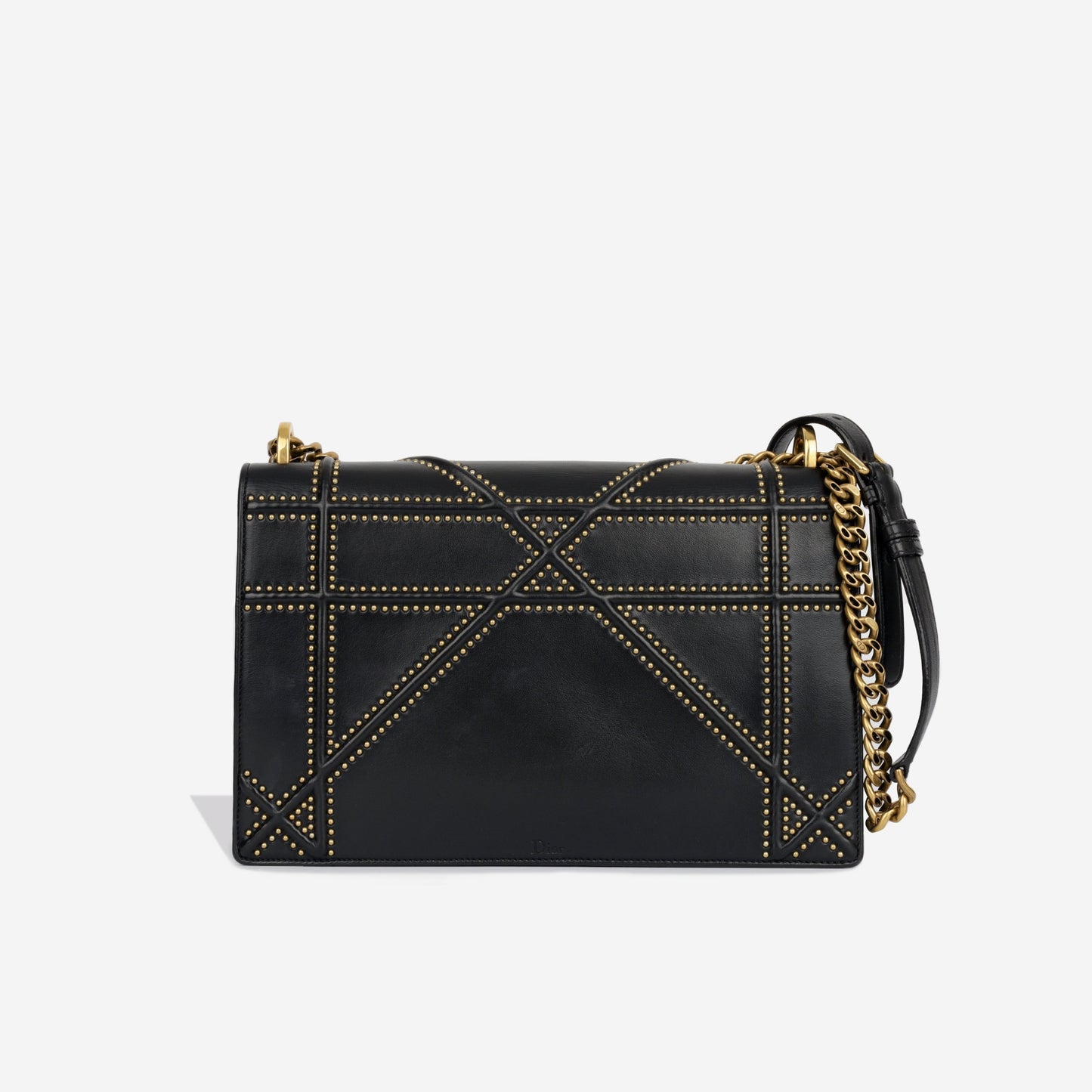 Dior Chain Leather Tote Bag