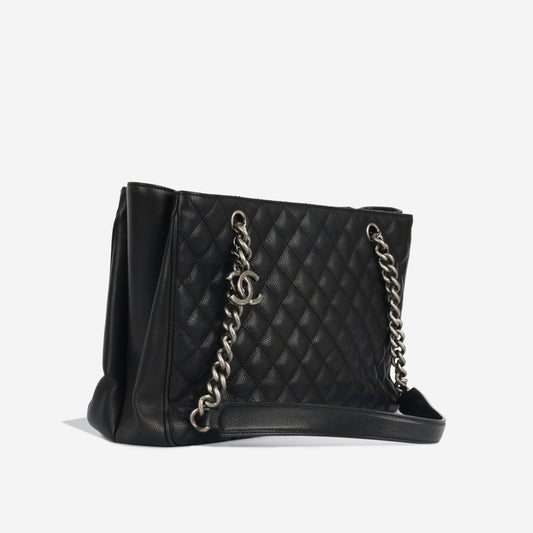 Chanel Luxury Caviar Black Tote Bag Caviar