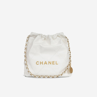 Chanel Luxury Calfskin Gold Tote Bag Style 6