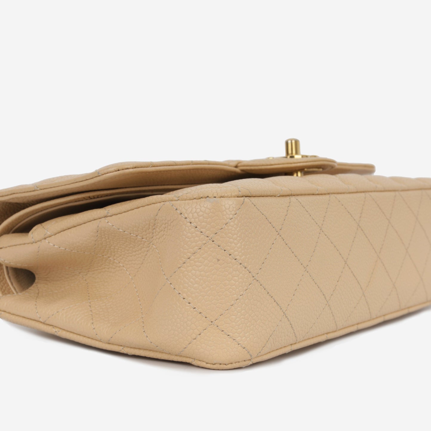 Chanel Classic Flap Caviar Gold Shoulder Bag Style 19