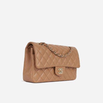 Chanel Classic Flap Lambskin Gold Shoulder Bag Style 24