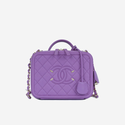 Chanel Vanity Caviar Black Clutch Caviar