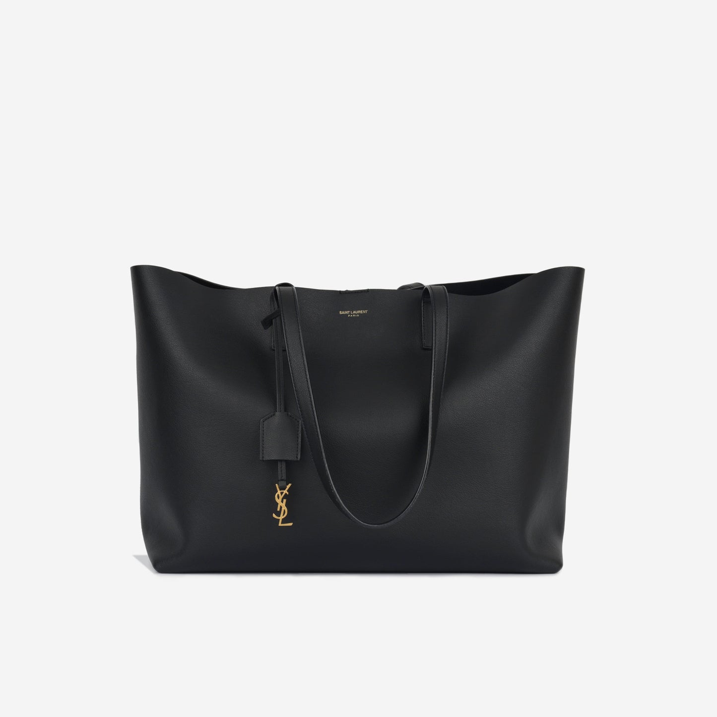 Saint Laurent Calfskin Black Tote Bag