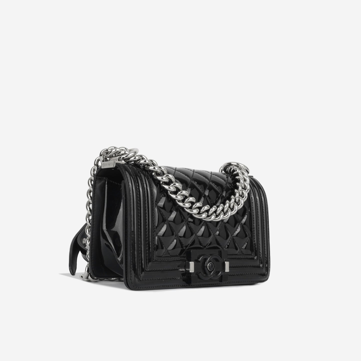 Chanel Boy Bag Calfskin Black Shoulder Bag Calfskin
