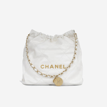 Chanel Luxury Calfskin Gold Tote Bag Style 4