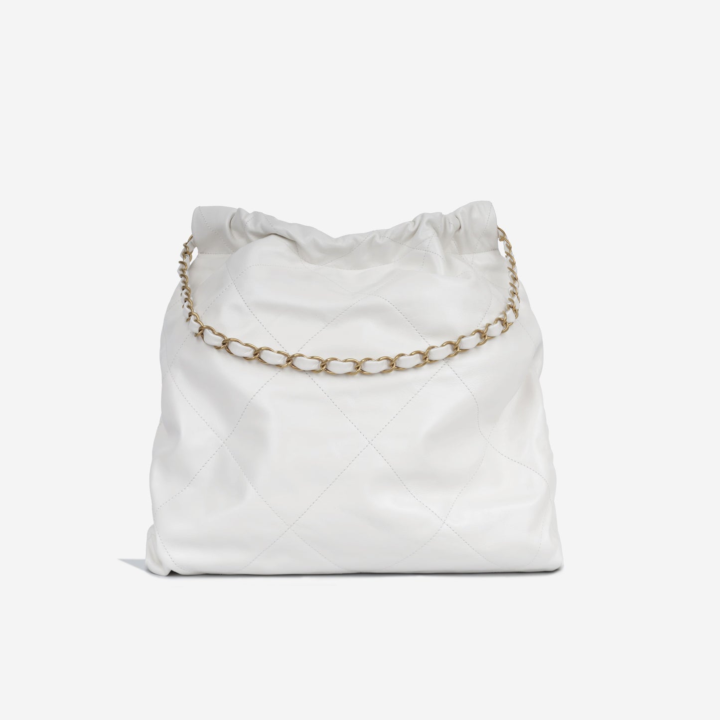 Chanel Luxury Calfskin Gold Tote Bag Style 4