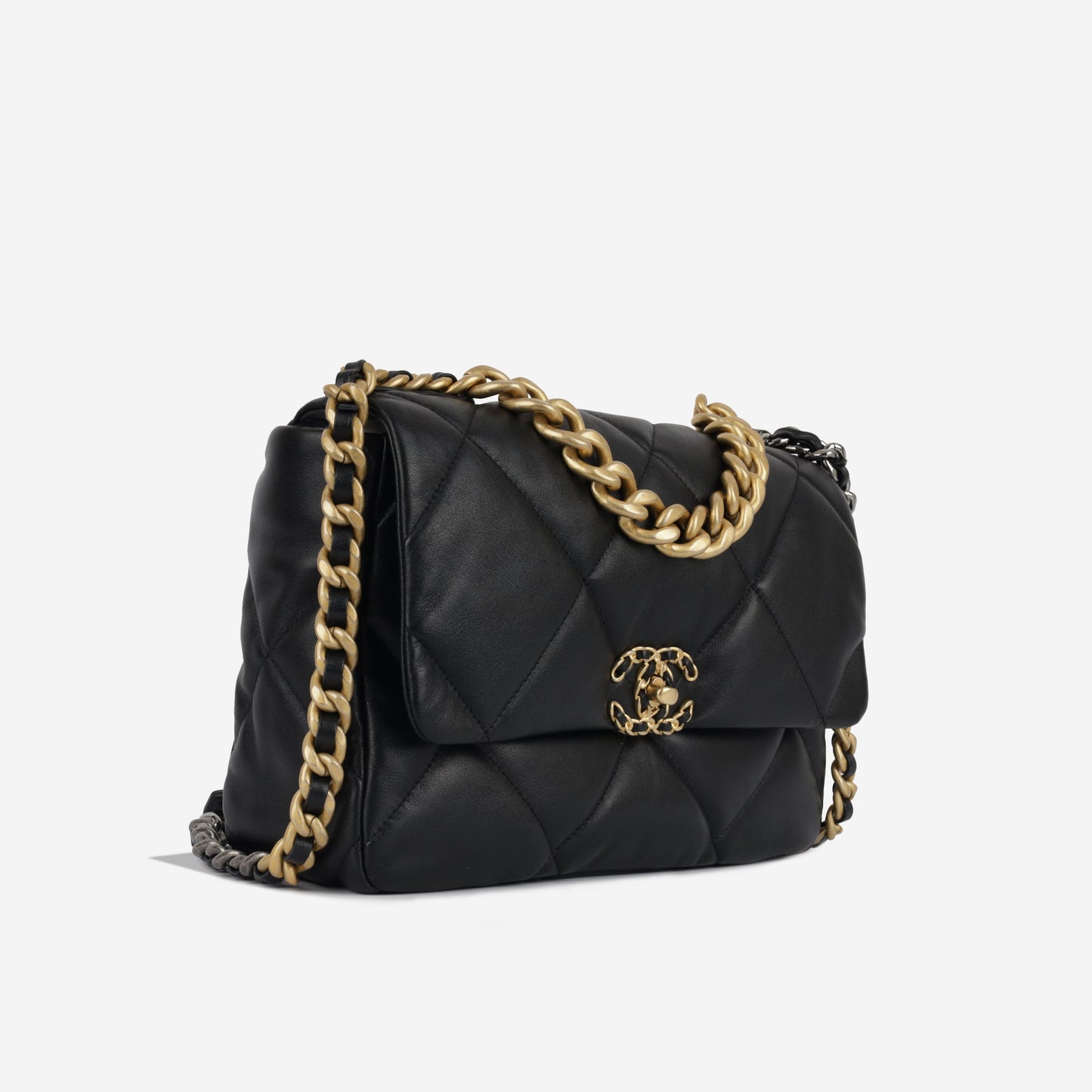 Chanel Chanel 19 Leather Black Shoulder Bag