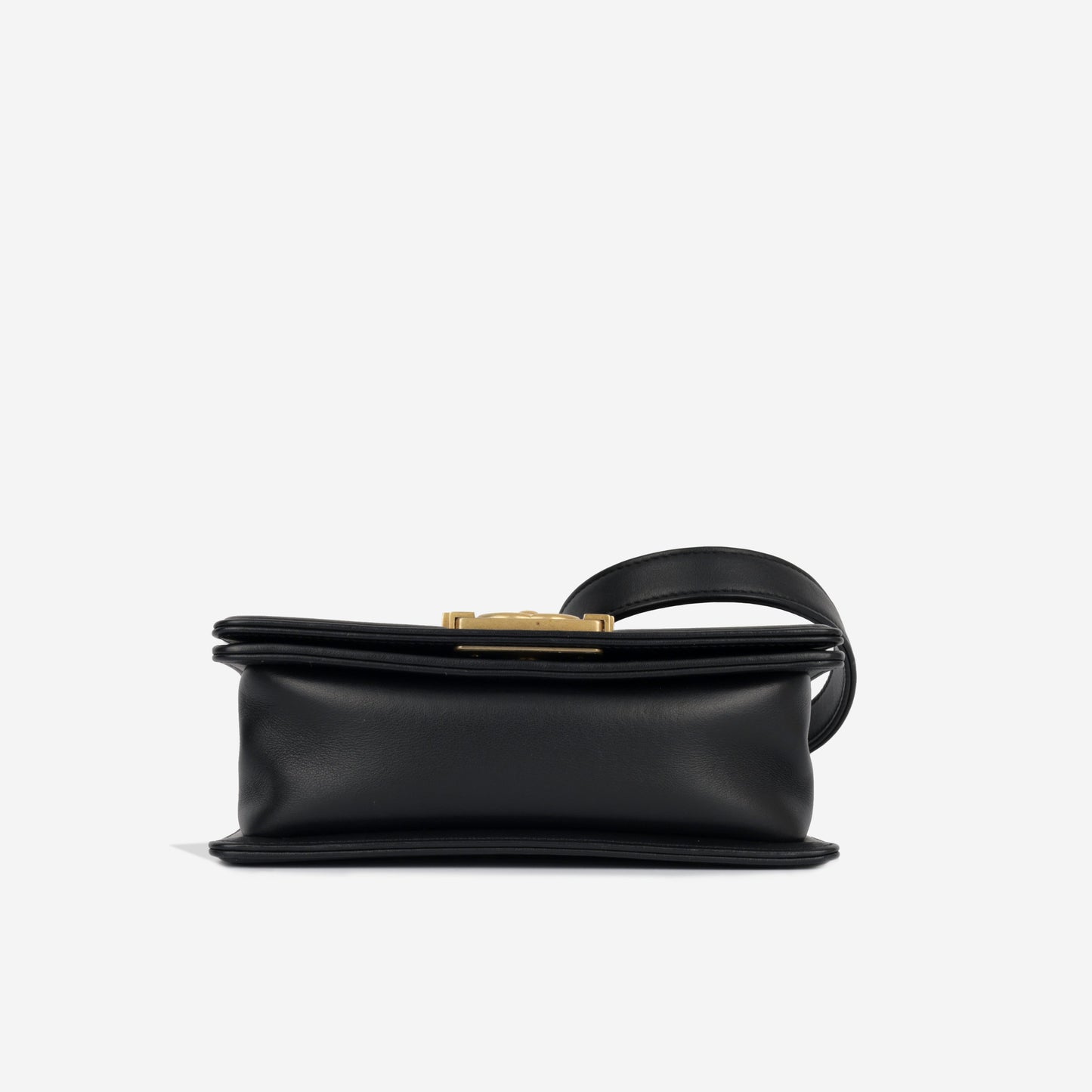 Chanel Boy Bag Lambskin Black Shoulder Bag Style 52