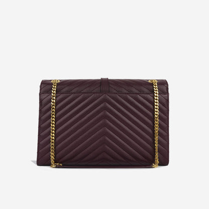 Saint Laurent Envelope Red Shoulder Bag Style 5
