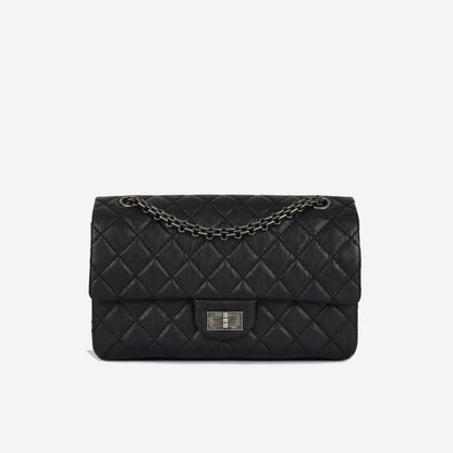 Chanel Classic Flap Lambskin Black Shoulder Bag Style 4