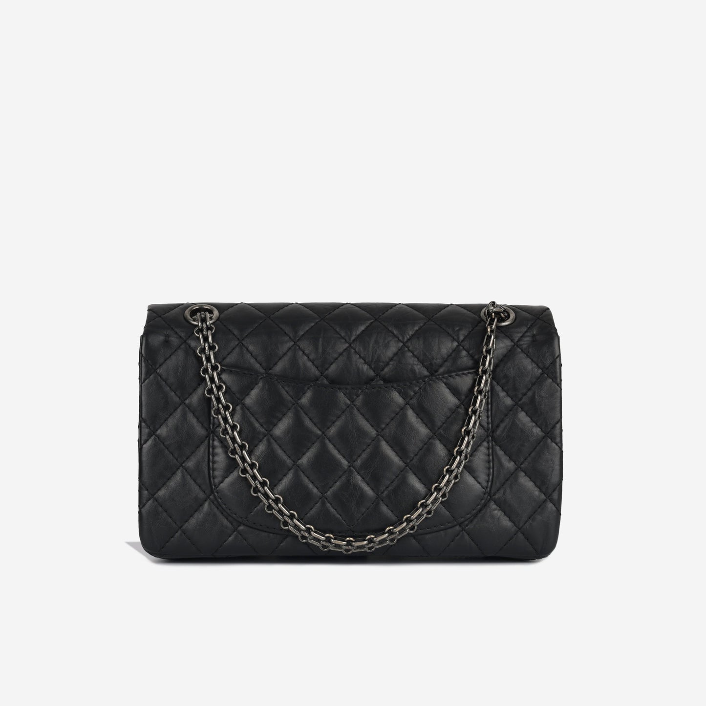 Chanel Classic Flap Lambskin Black Shoulder Bag Style 4