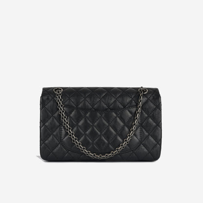 Chanel Classic Flap Lambskin Black Shoulder Bag Style 4