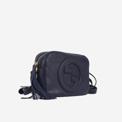 Blondie Camera Case - Navy Calfskin