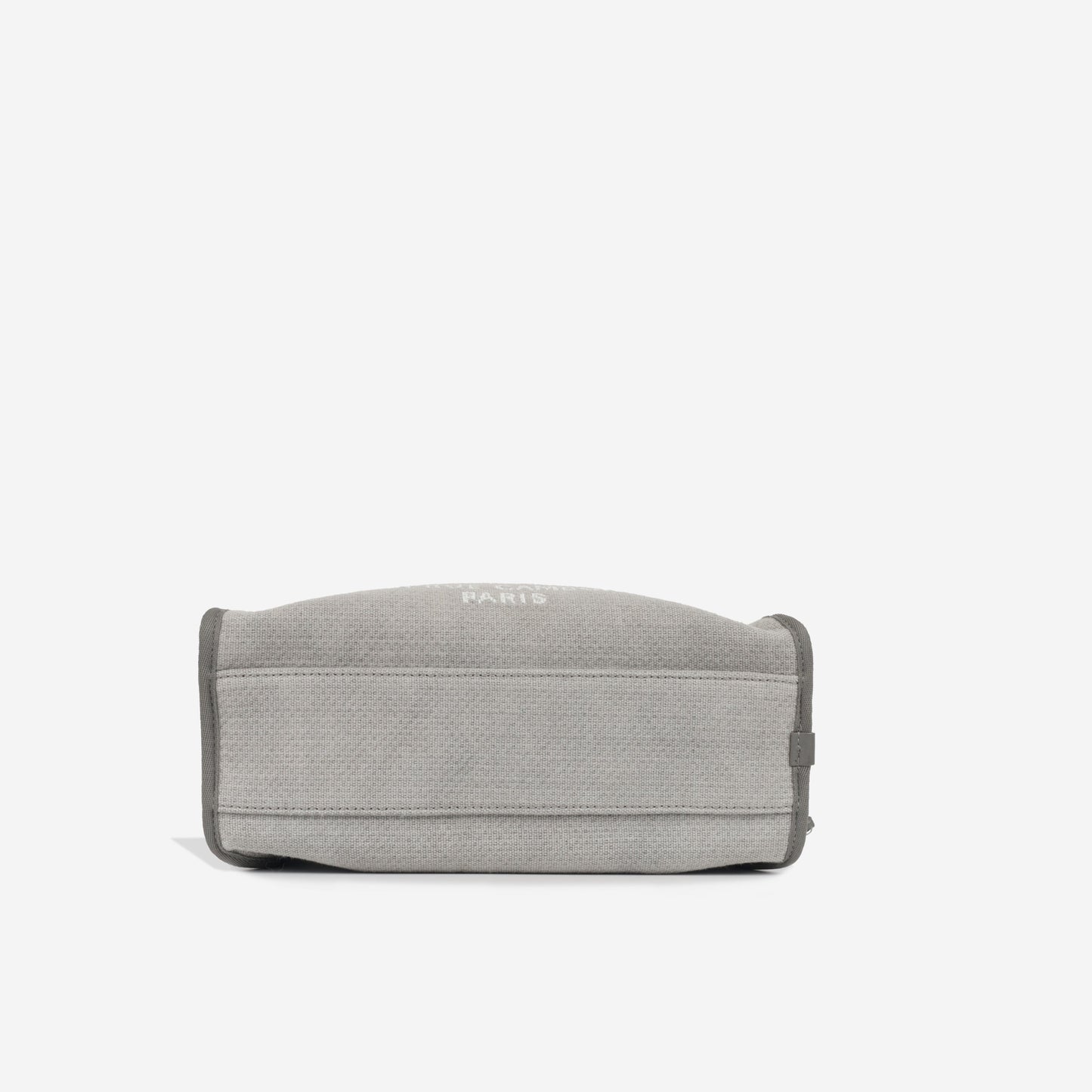 Chanel Cambon Lambskin Silver Tote Bag