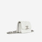 Chanel Vanity Caviar Silver Clutch