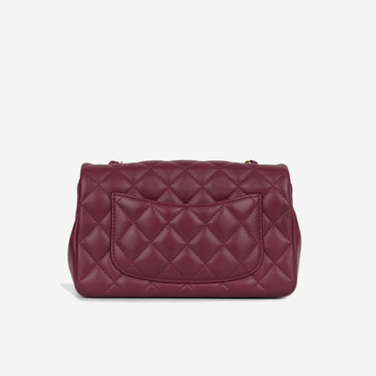 Chanel Classic Flap Lambskin Gold Shoulder Bag Style 42