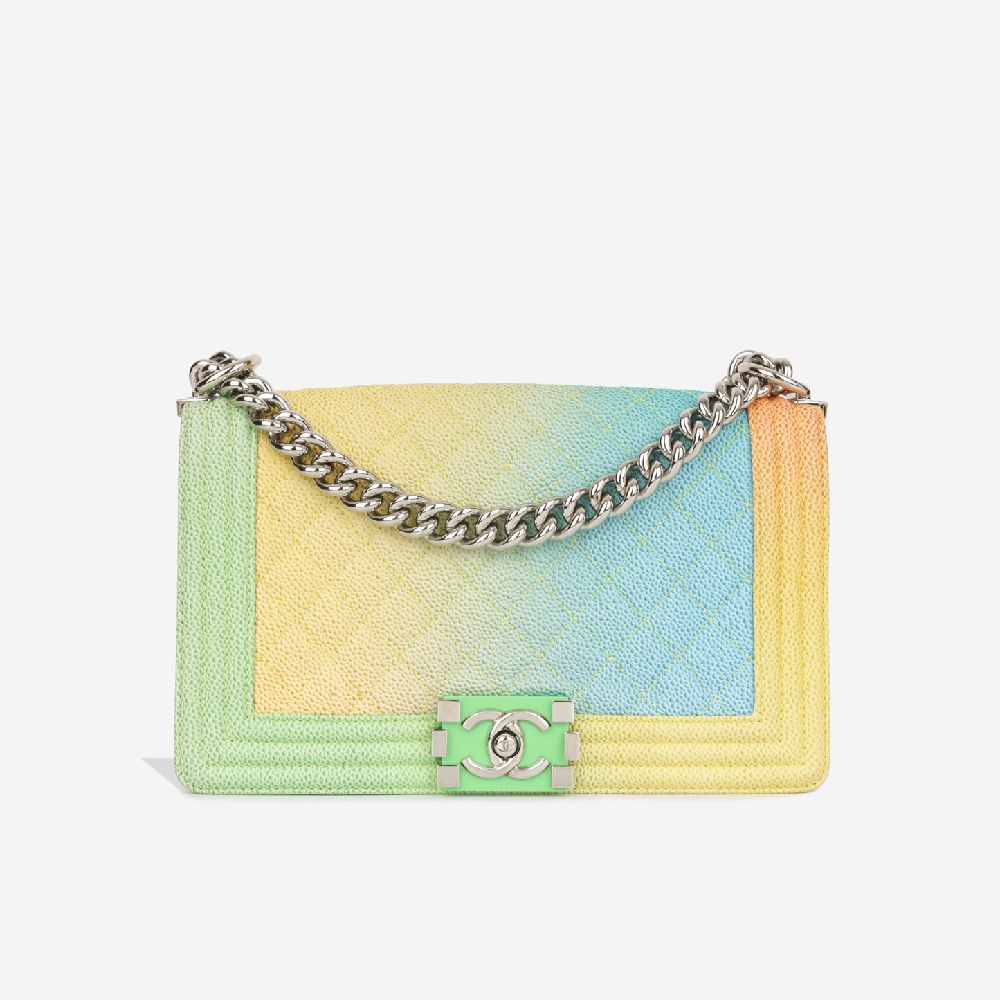 Chanel Boy Bag Caviar Black Shoulder Bag Style 3