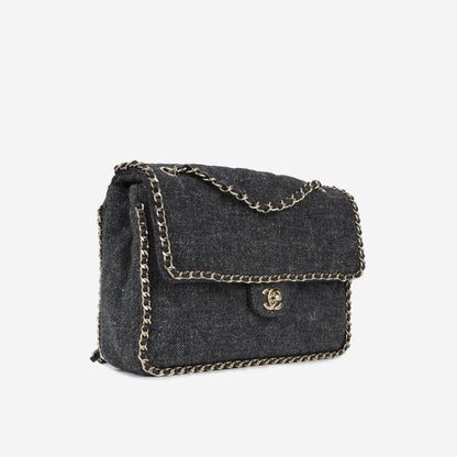 Chanel Coco Neige Chain Around Flap Bag