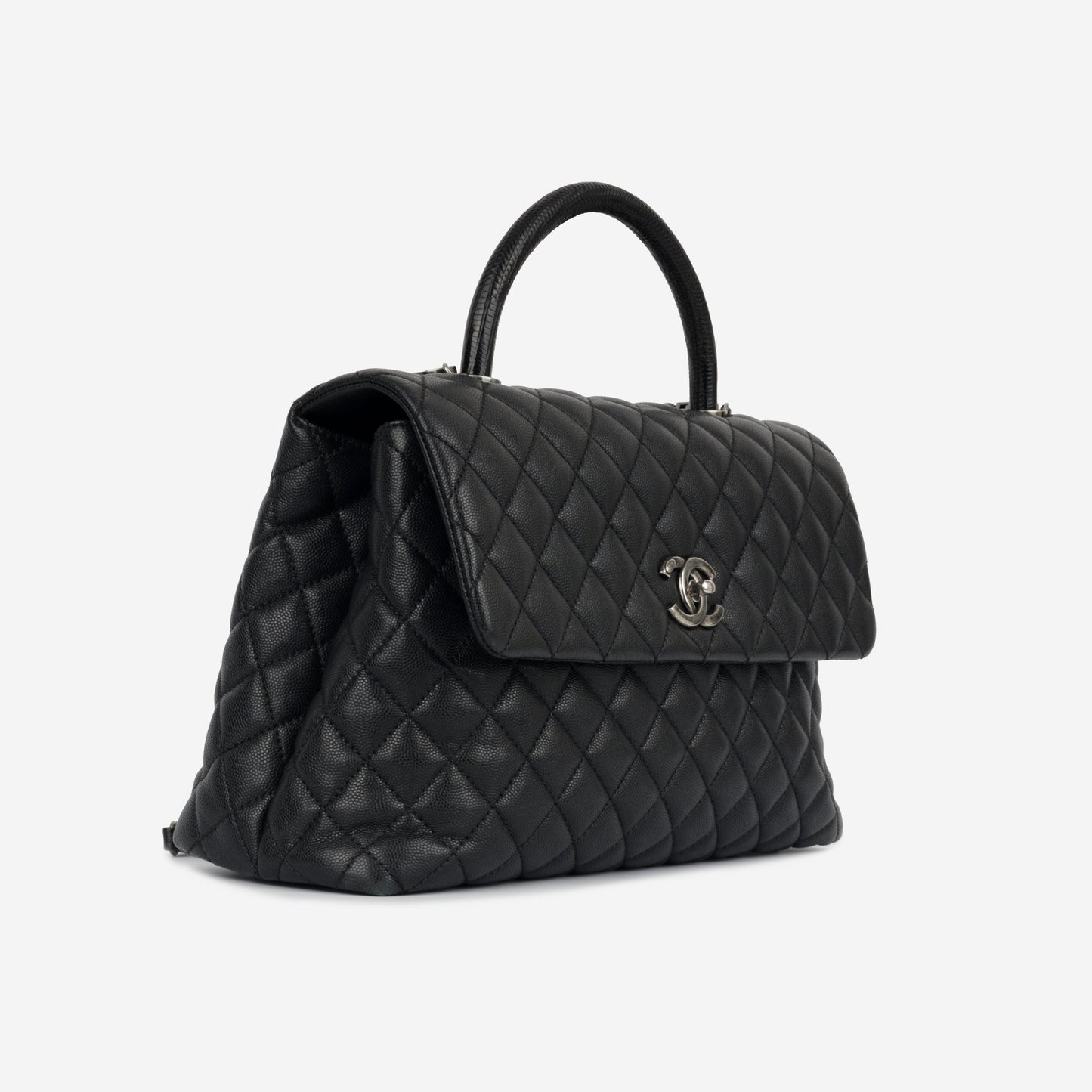 Chanel Coco Handle Caviar Black Shoulder Bag