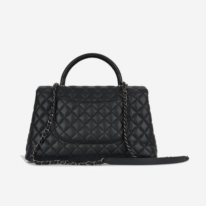 Chanel Coco Handle Caviar Black Shoulder Bag
