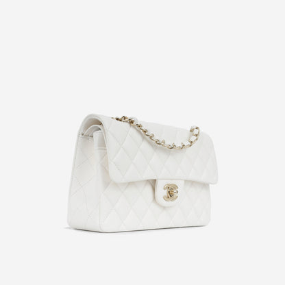 Chanel Classic Flap Lambskin Gold Shoulder Bag Style 101