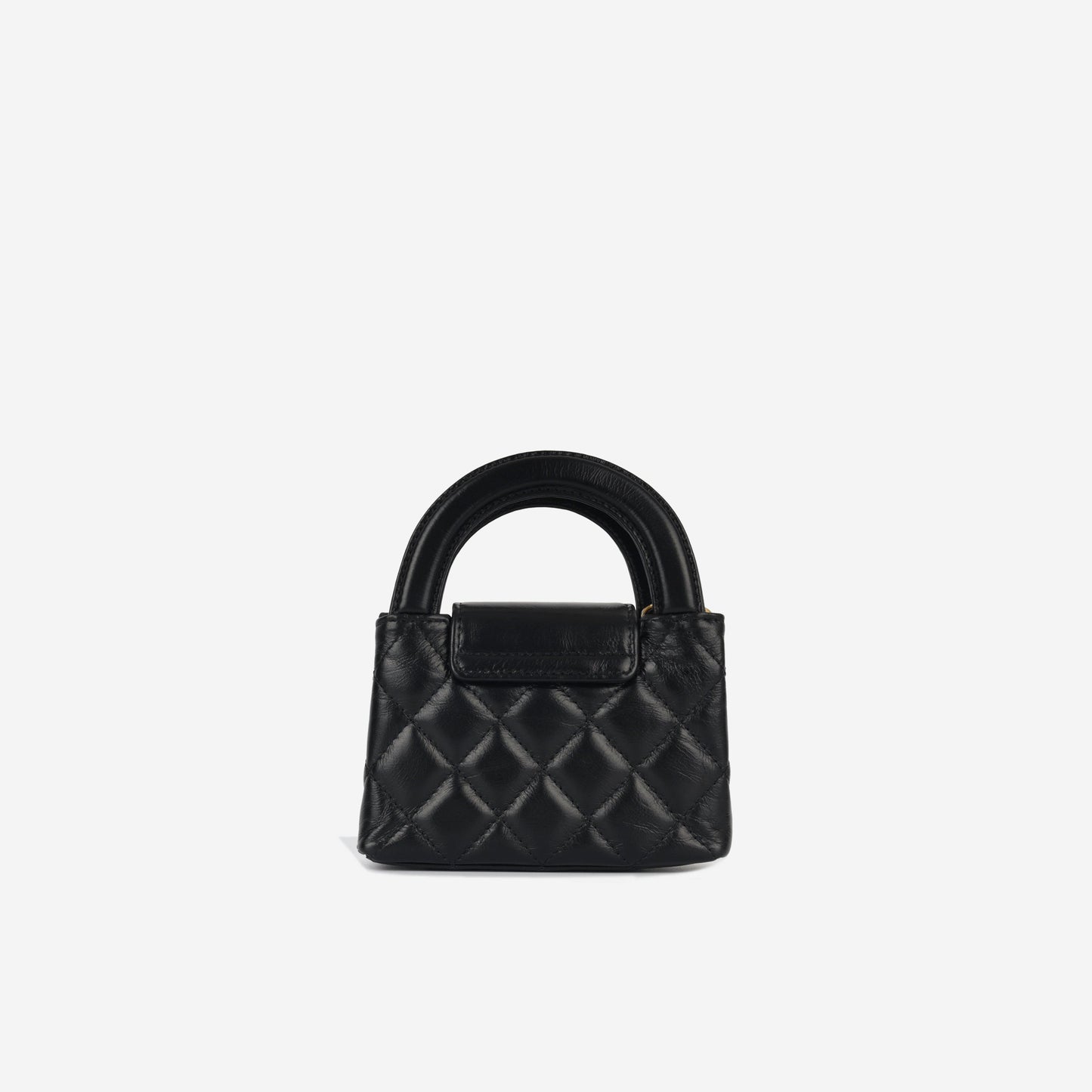 Chanel Kelly Lambskin Black Shoulder Bag Style 4