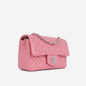 Chanel Classic Flap Lambskin Silver Shoulder Bag Style 32