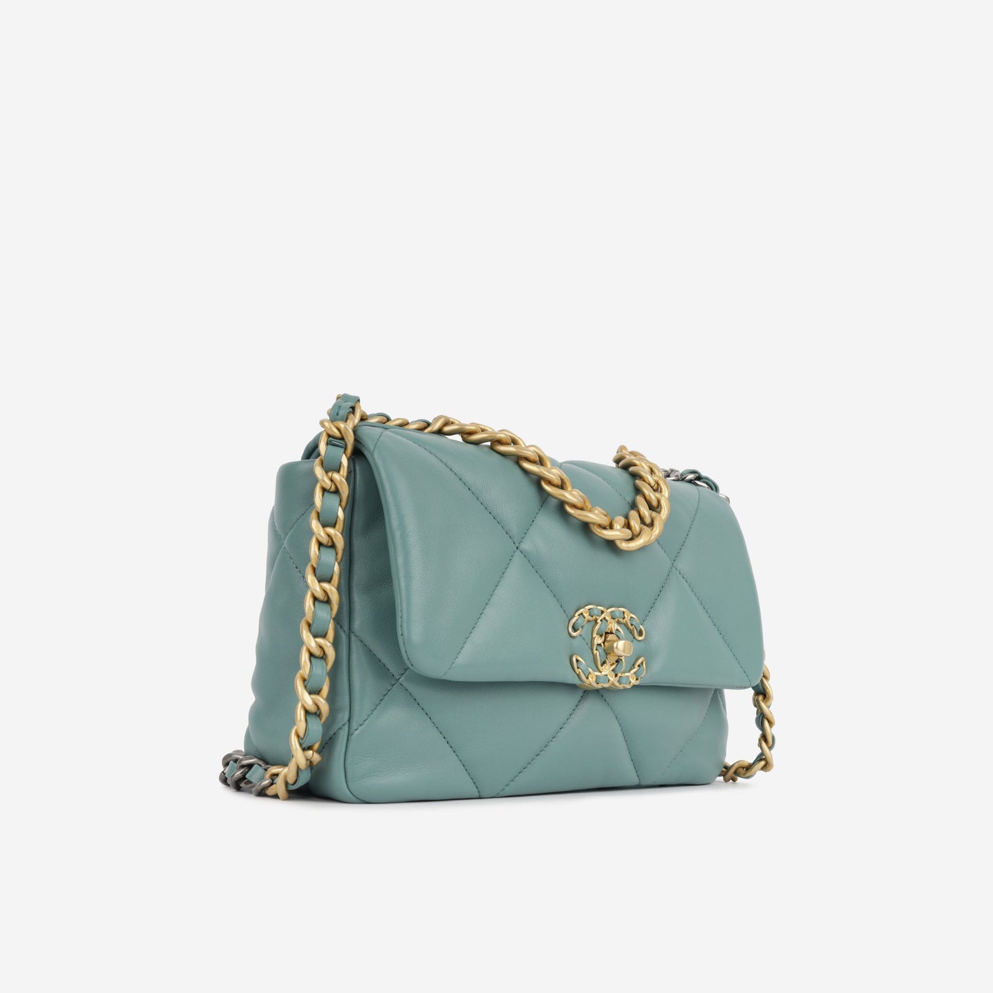 Chanel Chanel 19 Lambskin Gold Shoulder Bag Style 4