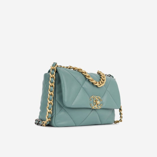 Chanel Chanel 19 Lambskin Gold Shoulder Bag Style 4