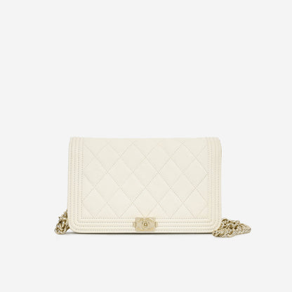 Chanel Boy Bag Caviar Black Crossbody